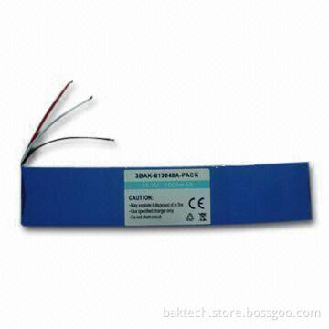 Rechargeable Li-ion 3S1P Battery with 11.1V Voltage and 1,000mAh Capacity